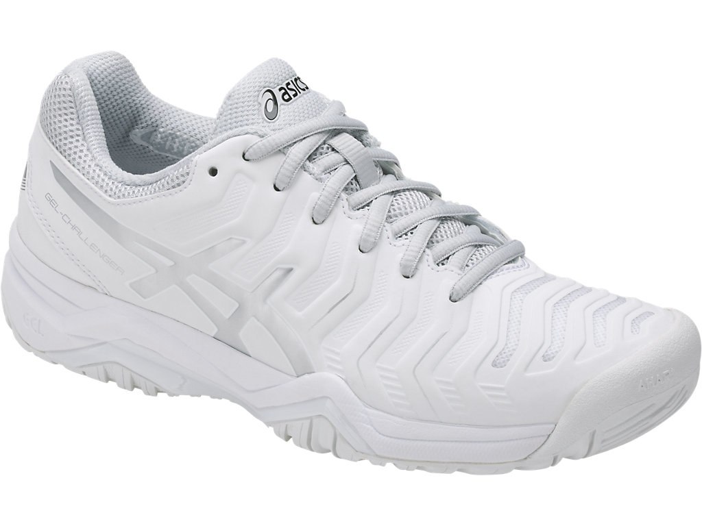 Asics Gel-Challenger 11 Tennis Shoes For Women White/Silver 533BUPMF