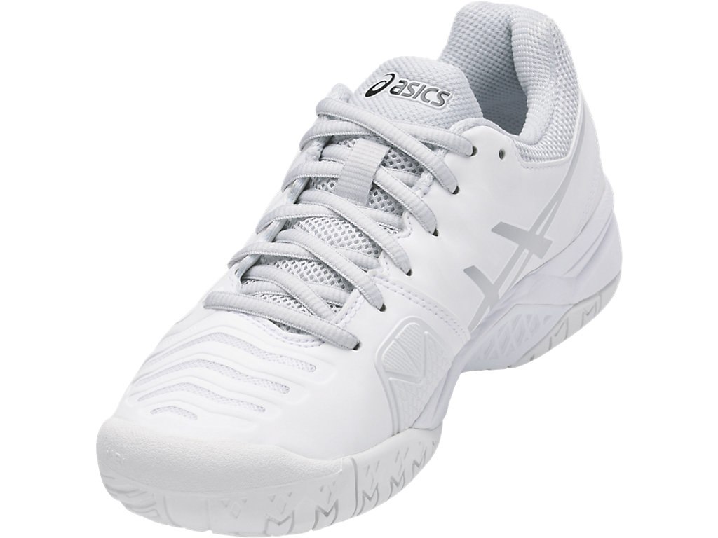 Asics Gel-Challenger 11 Tennis Shoes For Women White/Silver 533BUPMF