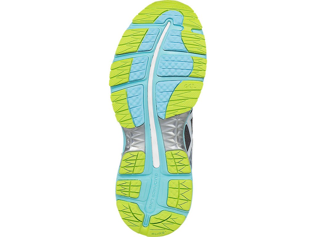 Asics Gel-Nimbus 18 Running Shoes For Women Titanium/White/Turquoise 536AWIFC
