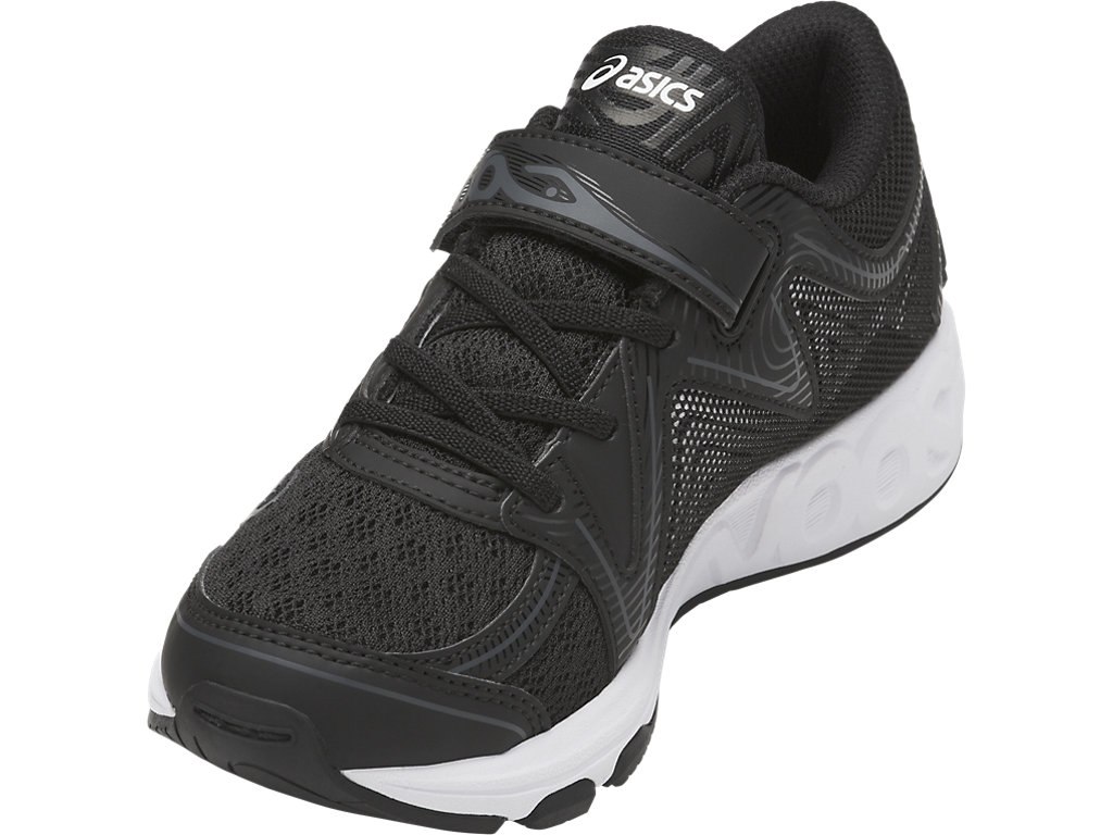 Asics Noosa Running Shoes For Kids Black/Dark Grey 536FVWNJ