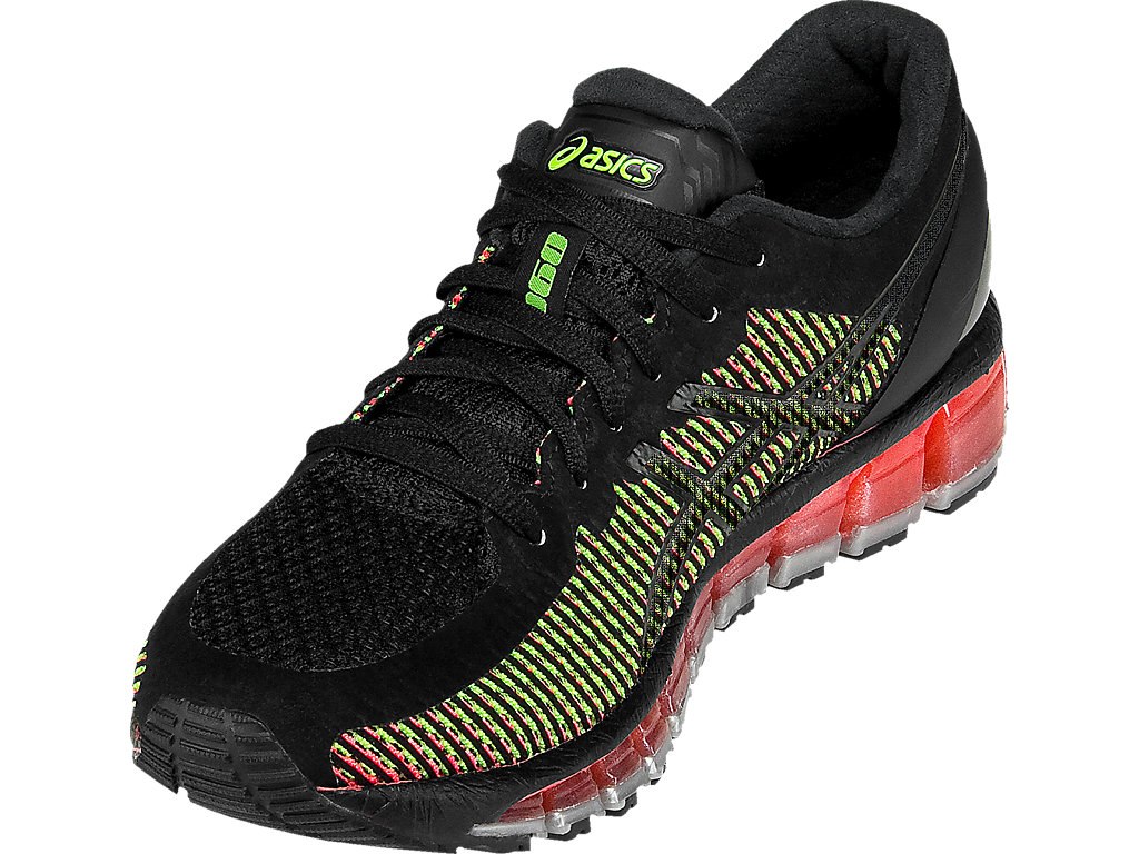 Asics Gel-Quantum 360 Running Shoes For Women Black/White/Green 538HVLWO
