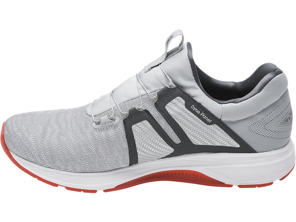 Asics Dynamis Running Shoes For Men Grey/Dark Grey/White 539UTQGD