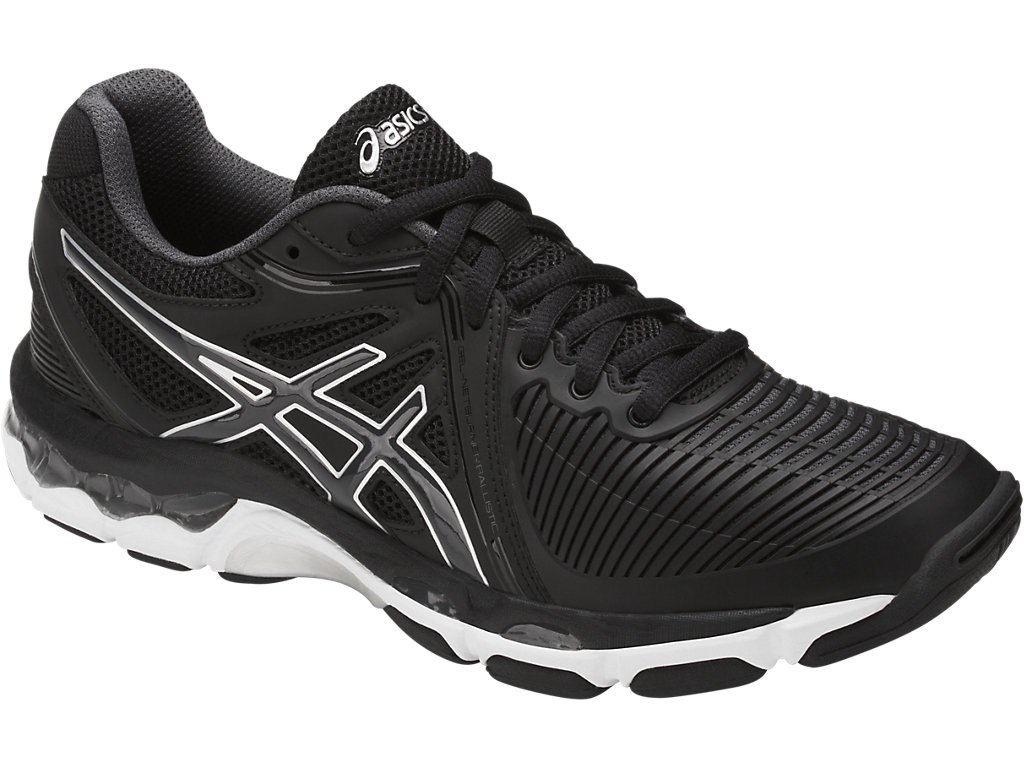 Asics Gel-Netburner Ballistic Volleyball Shoes For Women Black/Dark Grey/White 541BMFMK