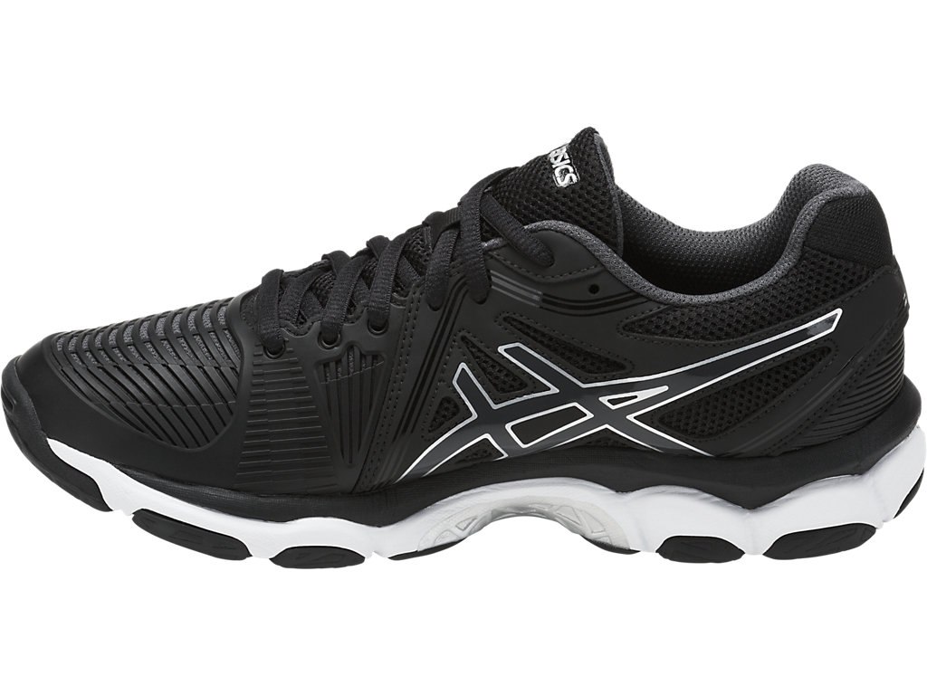 Asics Gel-Netburner Ballistic Volleyball Shoes For Women Black/Dark Grey/White 541BMFMK