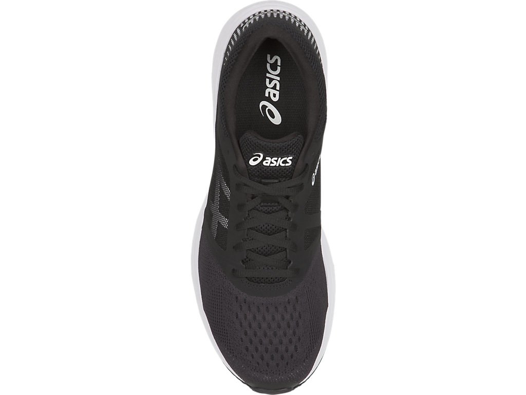 Asics Roadhawk Ff Running Shoes For Men Black/White/Silver 543GLGVN