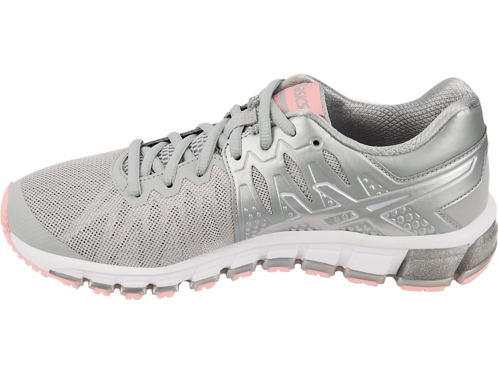 Asics Gel-Quantum 180 Training Shoes For Women Grey/Silver 544IBDDU
