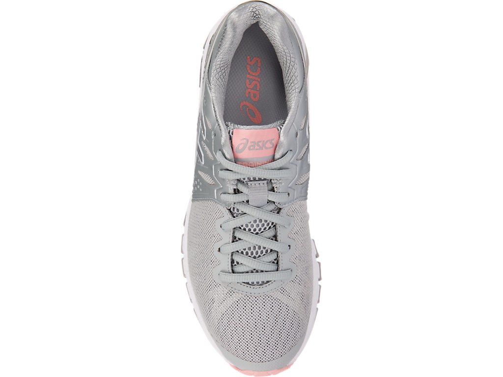 Asics Gel-Quantum 180 Training Shoes For Women Grey/Silver 544IBDDU