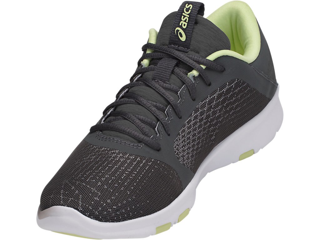 Asics Gel-Fit Training Shoes For Women Dark Grey/Light Green/Silver 546RWCNE