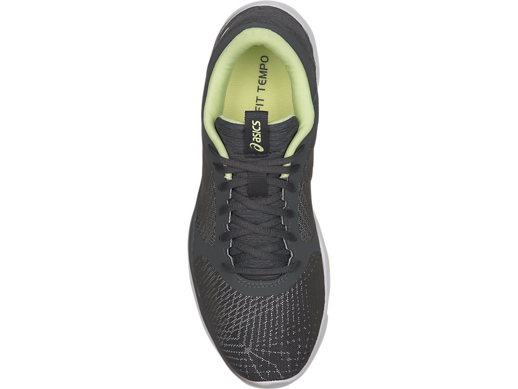 Asics Gel-Fit Training Shoes For Women Dark Grey/Light Green/Silver 546RWCNE