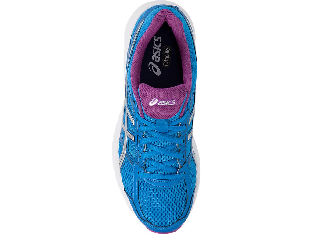 Asics Gel-Contend 4 Running Shoes For Women Blue/Silver/Purple 547KBLYV