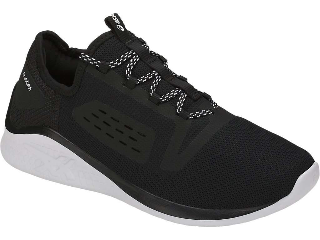 Asics Fuzetora Running Shoes For Women Black/White 548PEJCE