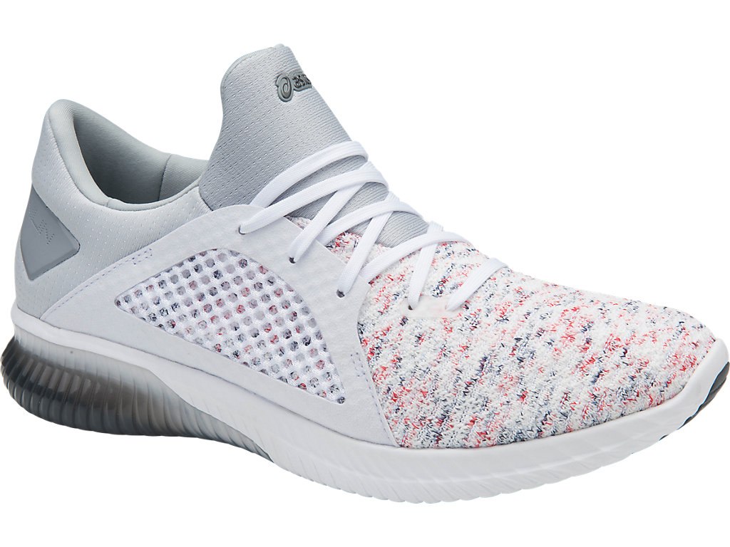 Asics Gel-Kenun Running Shoes For Men White/Grey 548RCWTR