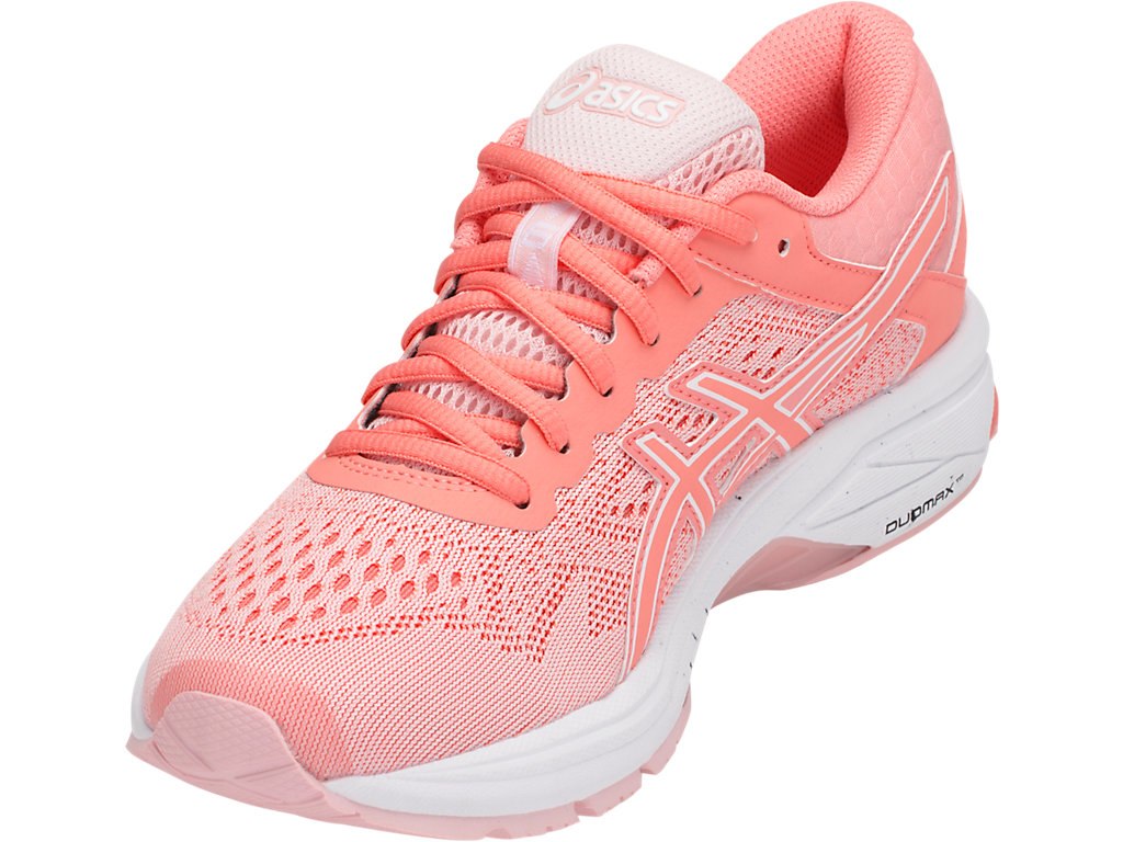 Asics Gt-1000 6 Running Shoes For Women Grey Pink/White 551VWHTP