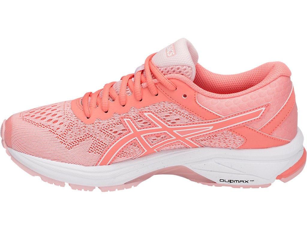 Asics Gt-1000 6 Running Shoes For Women Grey Pink/White 551VWHTP