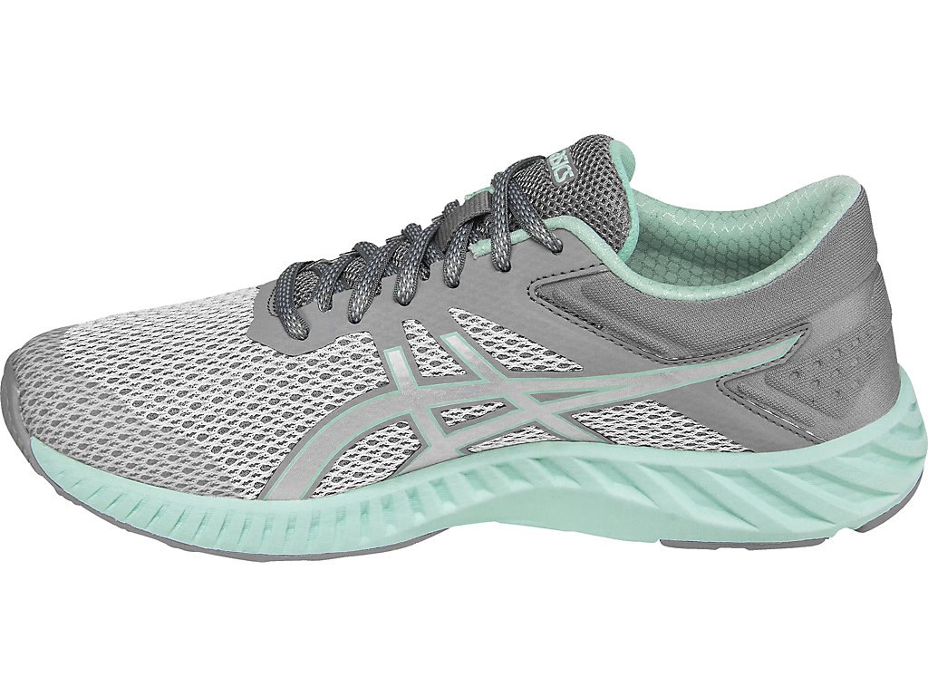 Asics Fuzex Running Shoes For Women Grey/Silver 558XISWZ
