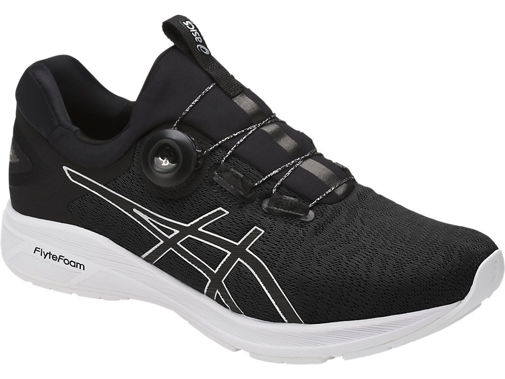 Asics Dynamis Running Shoes For Men Dark Grey/Black/White 563FTCUC