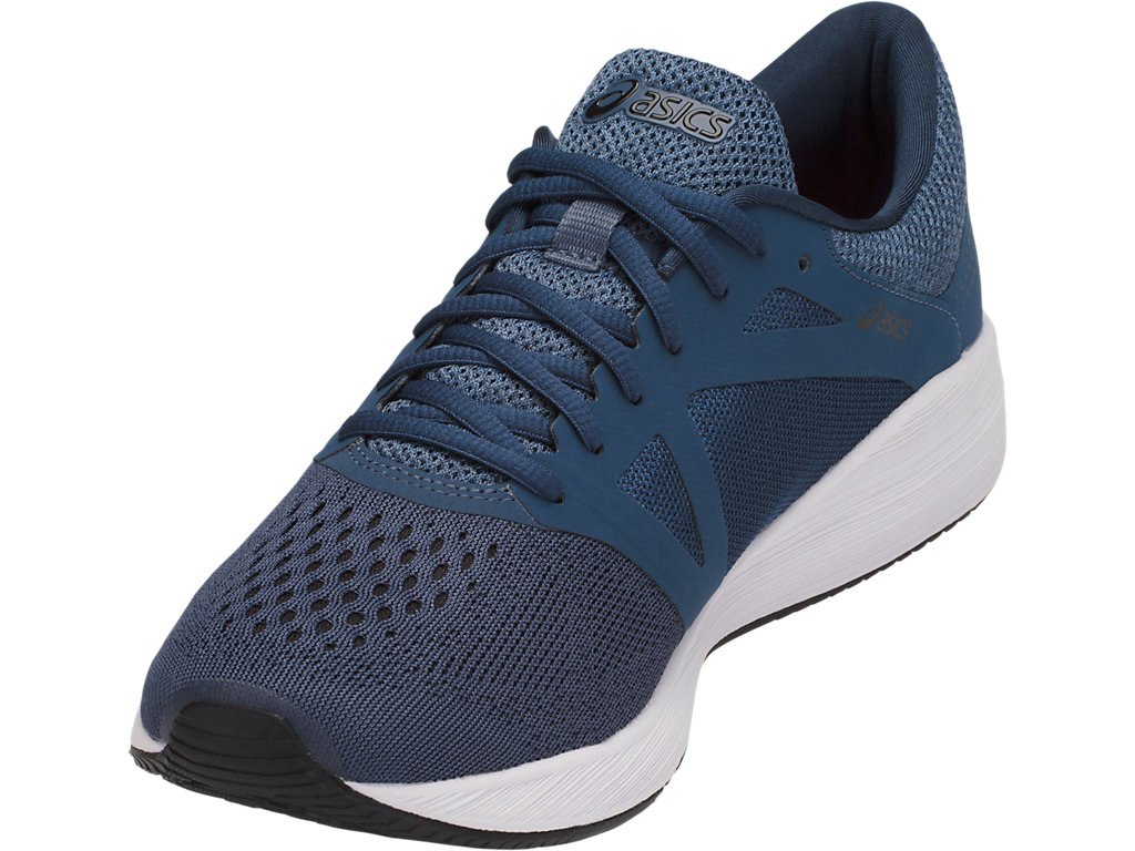 Asics Roadhawk Ff Running Shoes For Men Dark Blue/Black/White 564BTKEJ