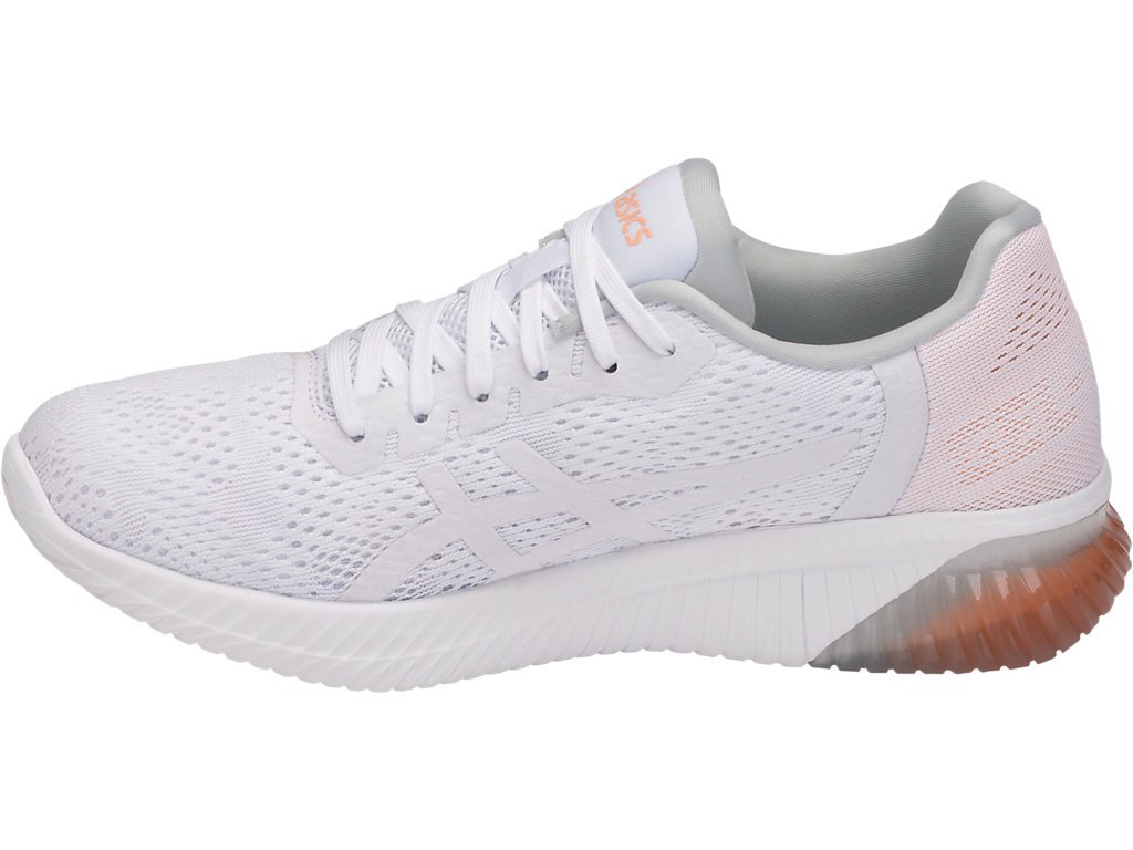 Asics Gel-Kenun Mx Running Shoes For Women White/Apricot 564ZRGET