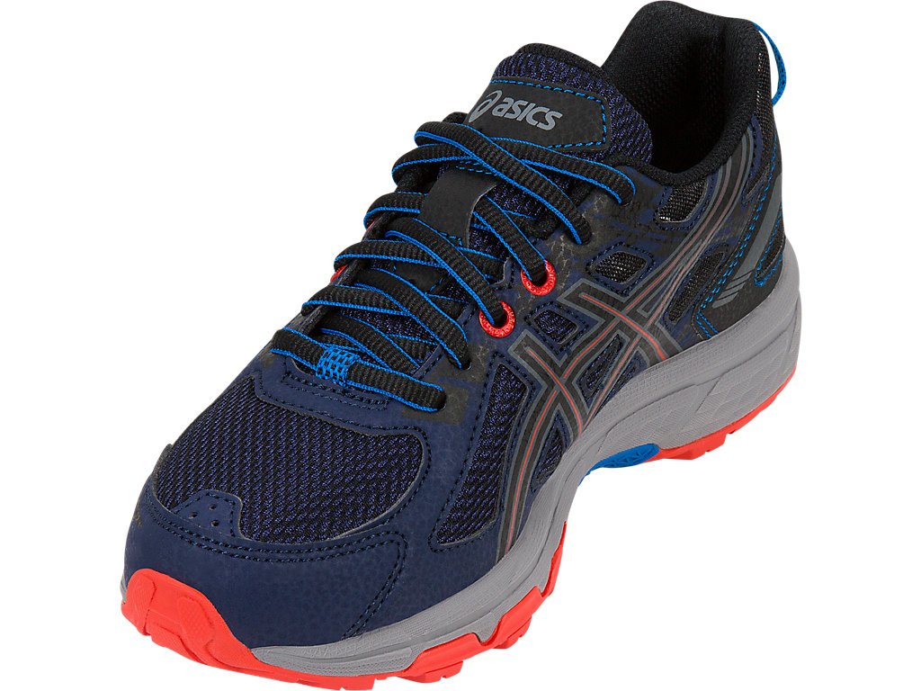 Asics Gel-Venture 6 Shoes For Kids Indigo Blue/Black/Blue 568ALQYO