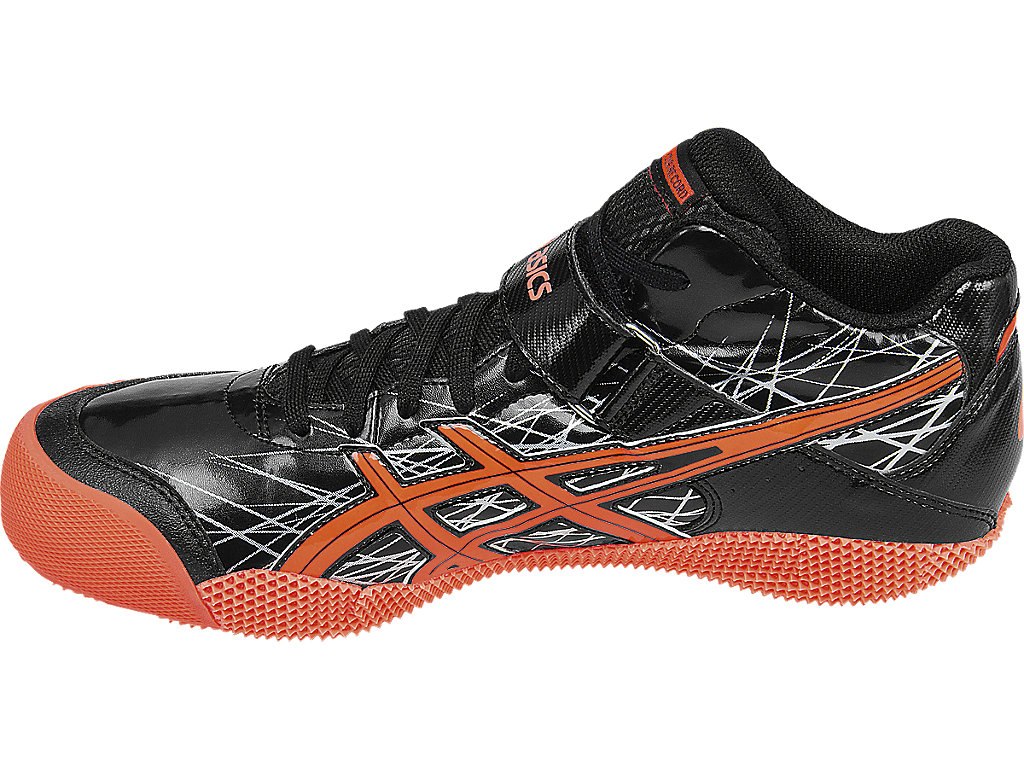 Asics Javelin Pro Shoes For Men Black/Coral/Silver 568ZRDLM