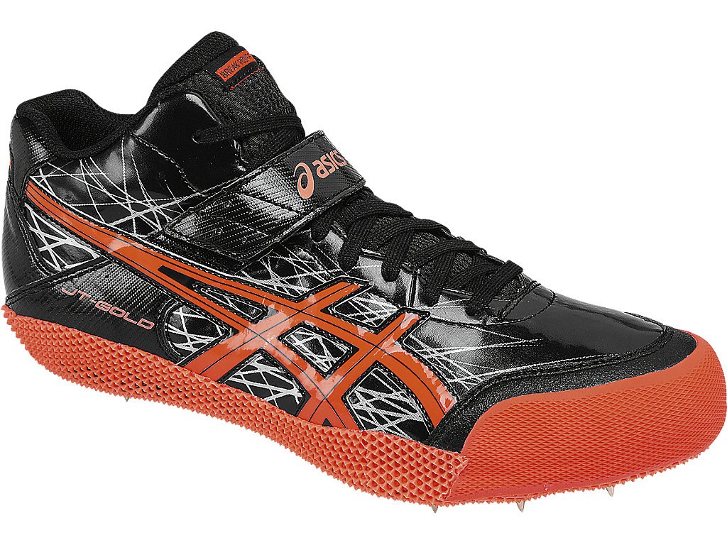 Asics Javelin Pro Shoes For Men Black/Coral/Silver 568ZRDLM