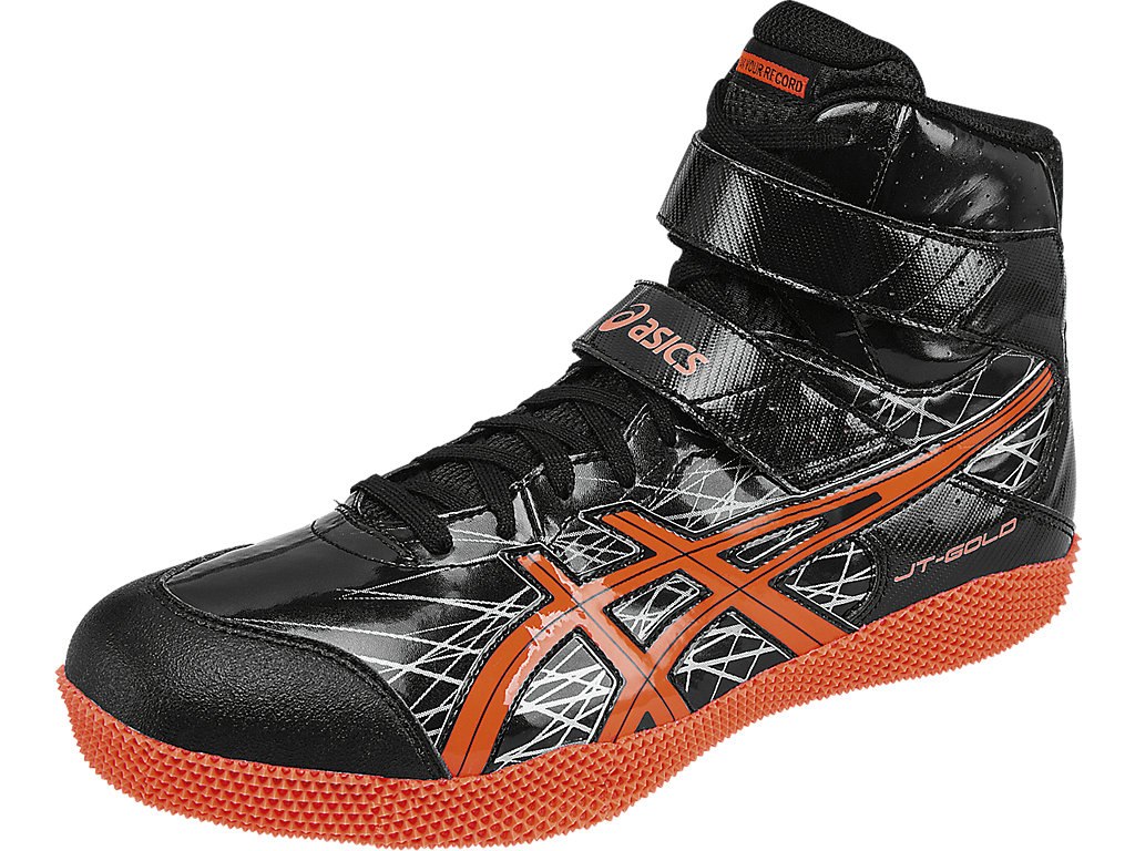 Asics Javelin Pro Shoes For Men Black/Coral/Silver 568ZRDLM