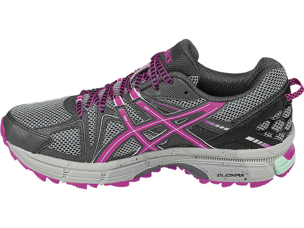 Asics Gel-Kahana 8 Running Shoes For Women Dark Grey/Pink/Mint 571MLBLC