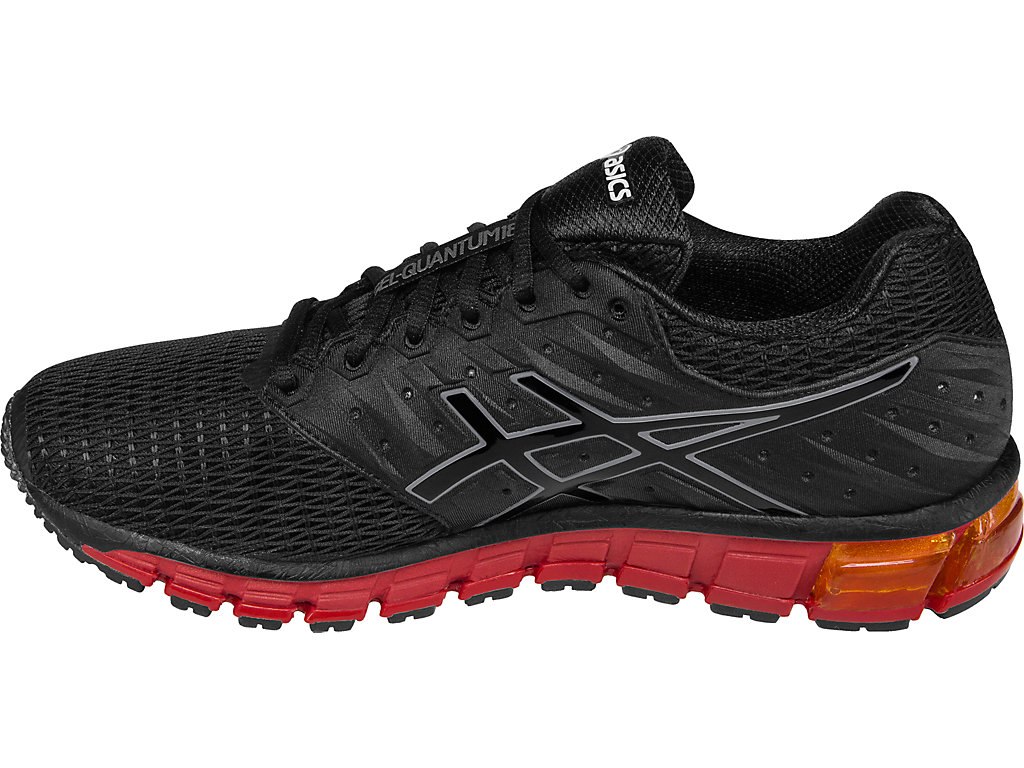 Asics Gel-Quantum 180 Running Shoes For Men Black 583DZYSB