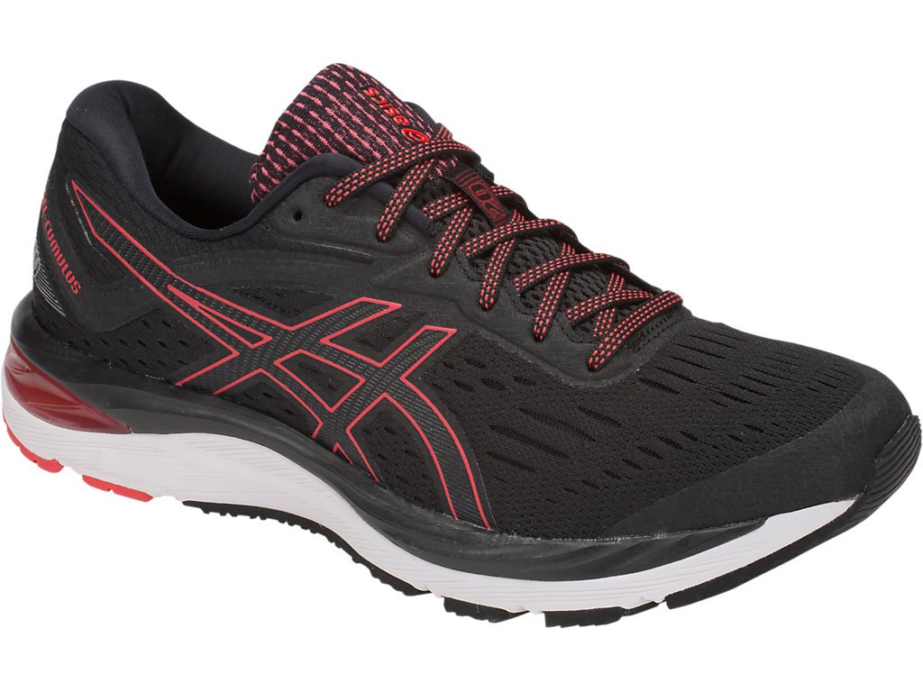 Asics Gel-Cumulus 20 Running Shoes For Men Black/Red 584VNDDN