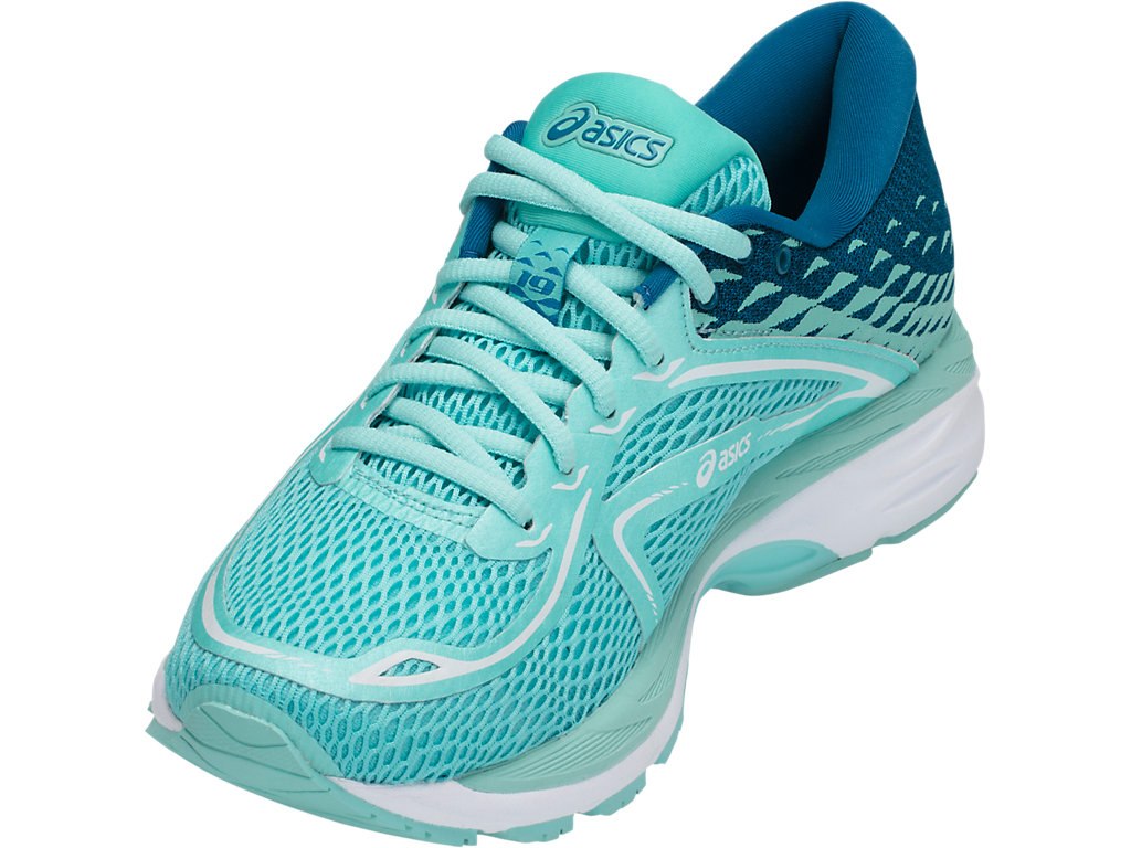 Asics Gel-Cumulus 19 Running Shoes For Women Blue 588HLQSB