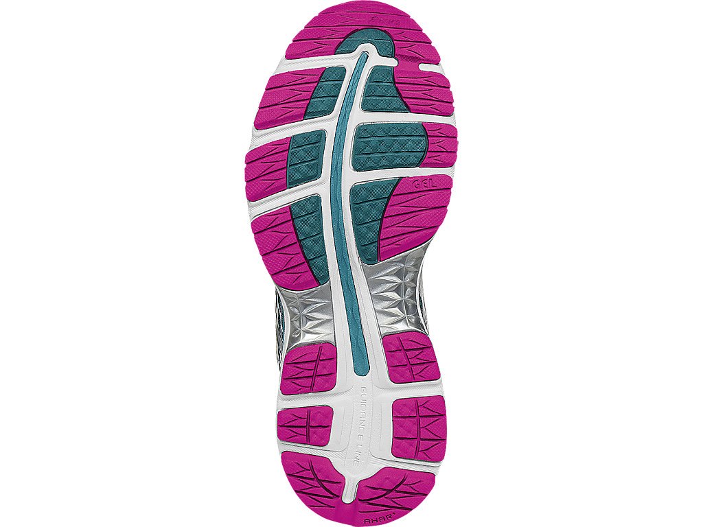 Asics Gel-Nimbus 18 Running Shoes For Women Silver/Pink 590HYYYR