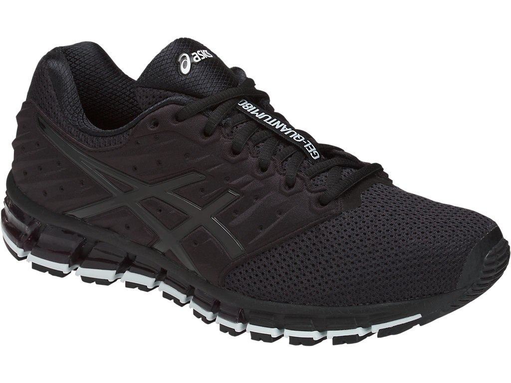 Asics Gel-Quantum 180 Running Shoes For Men Black/White 590LXZSY
