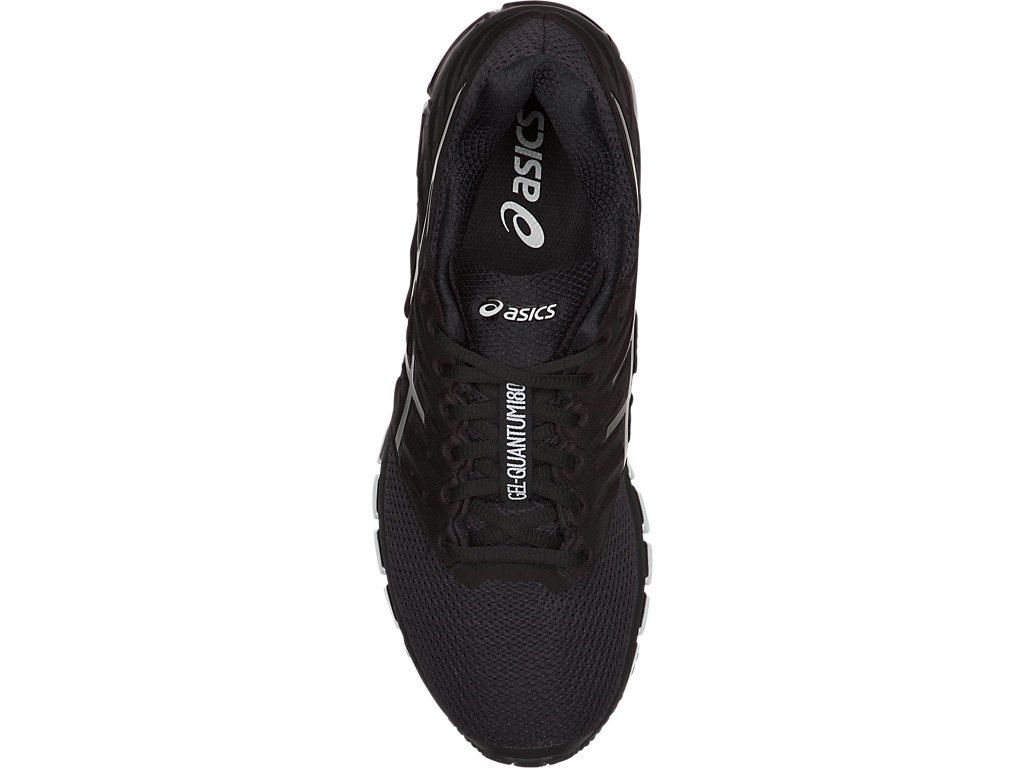 Asics Gel-Quantum 180 Running Shoes For Men Black/White 590LXZSY