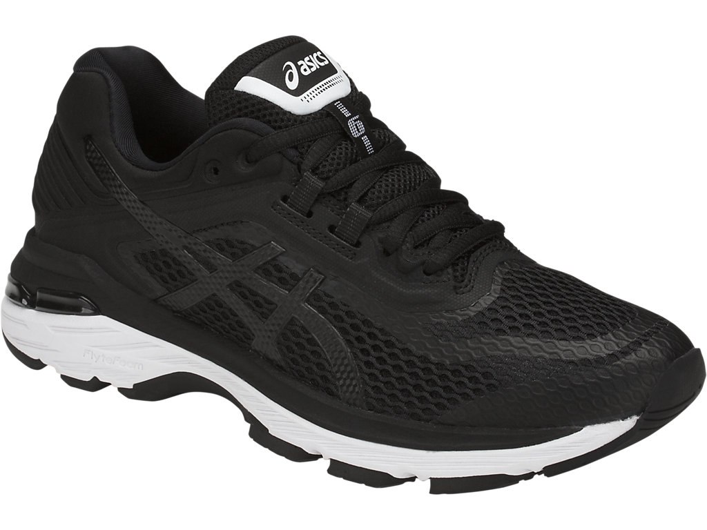 Asics Gt-2000 6 Running Shoes For Women Black/White/Dark Grey 591FWFWV
