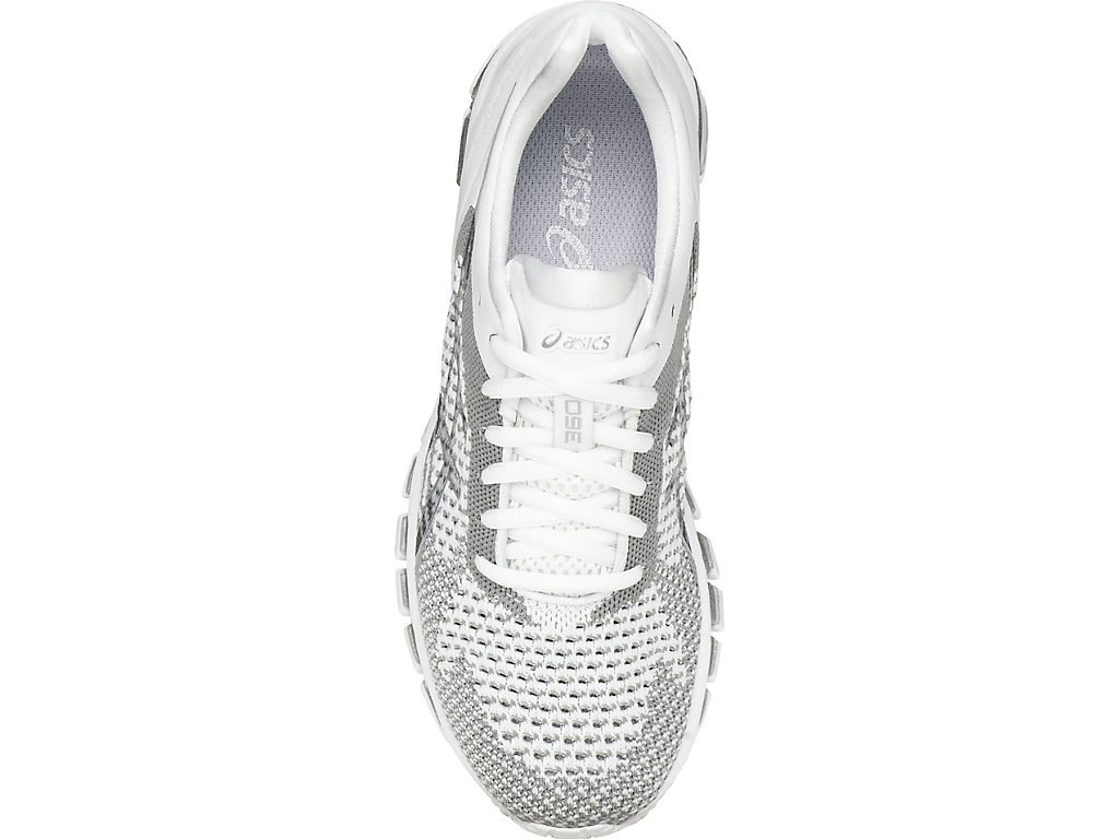 Asics Gel-Quantum 360 Running Shoes For Women White/Silver 593DWFQO