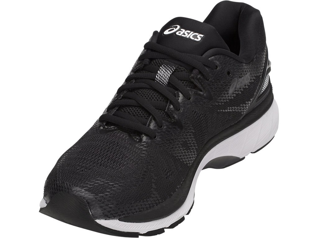 Asics Gel-Nimbus 20 Running Shoes For Men Black/White/Dark Grey 596ZCNAQ
