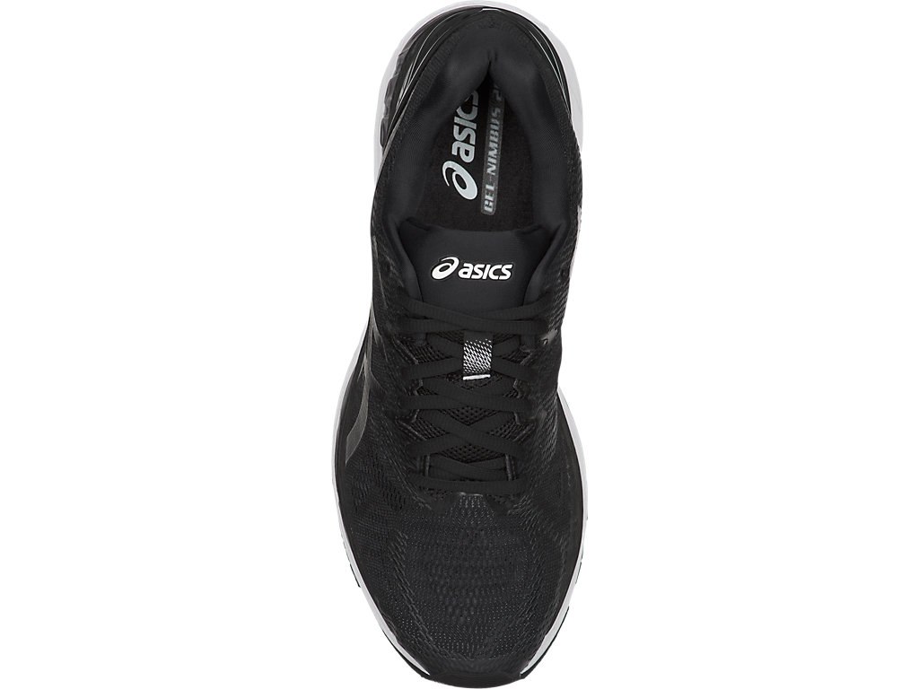 Asics Gel-Nimbus 20 Running Shoes For Men Black/White/Dark Grey 596ZCNAQ