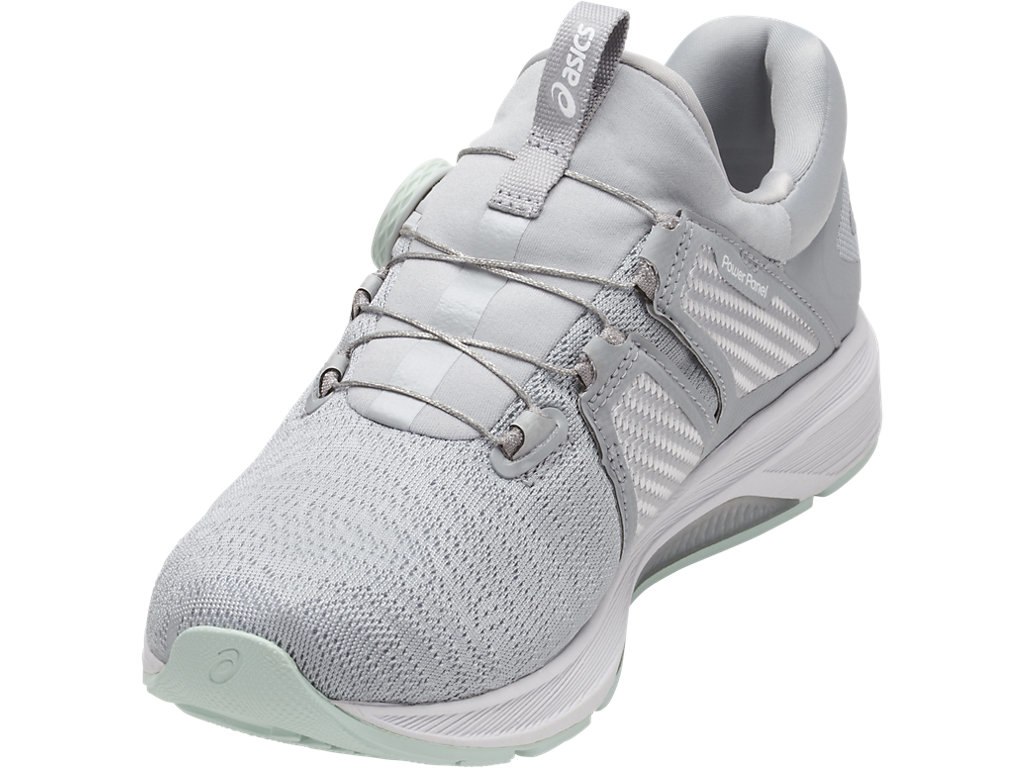 Asics Dynamis Running Shoes For Women Grey/White 597GBFQS