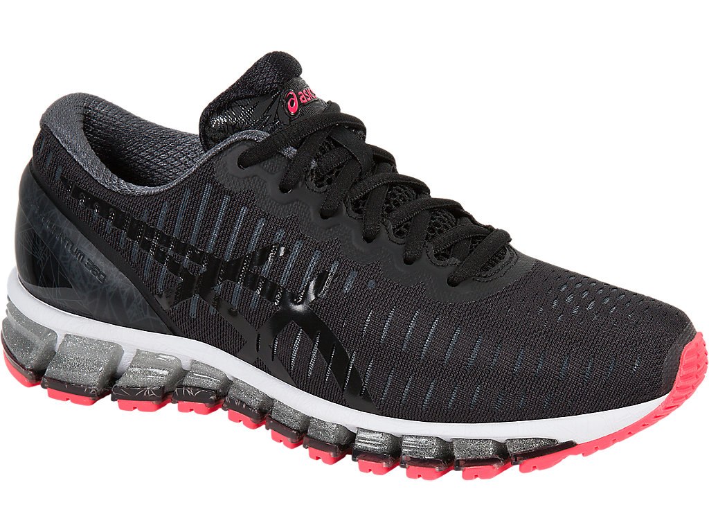 Asics Gel-Quantum 360 Running Shoes For Women Black/Red 602AGJQB