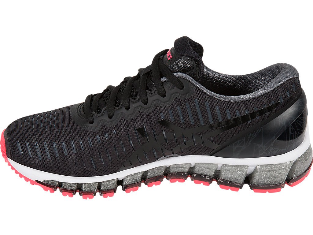 Asics Gel-Quantum 360 Running Shoes For Women Black/Red 602AGJQB