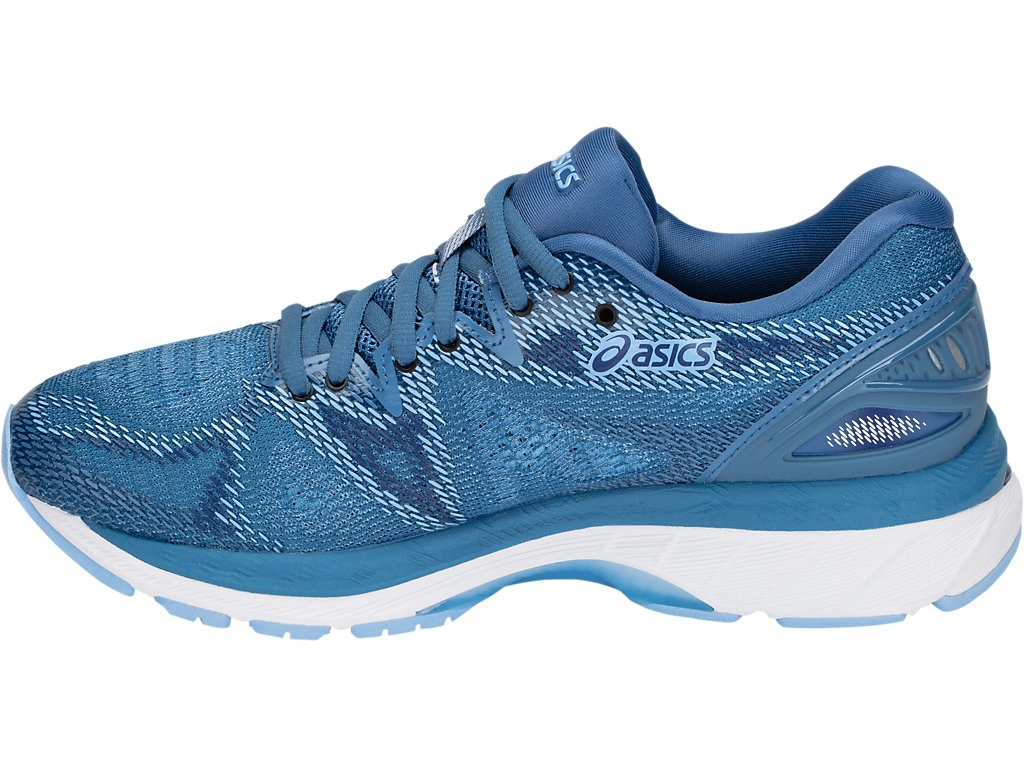 Asics Gel-Nimbus 20 Running Shoes For Women Azure/White 603QMZXM