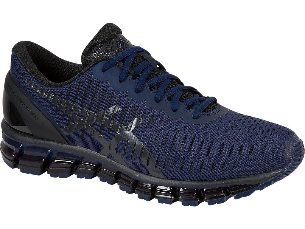 Asics Gel-Quantum 360 Running Shoes For Men Blue/Black/Navy 605JUIYP
