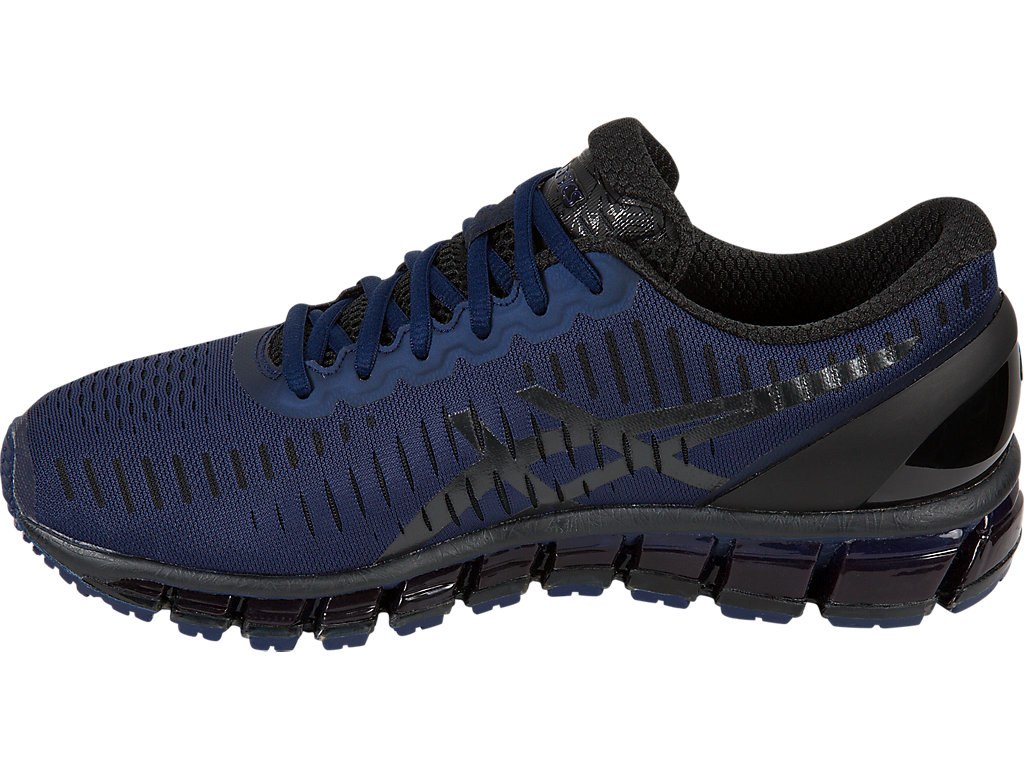 Asics Gel-Quantum 360 Running Shoes For Men Blue/Black/Navy 605JUIYP