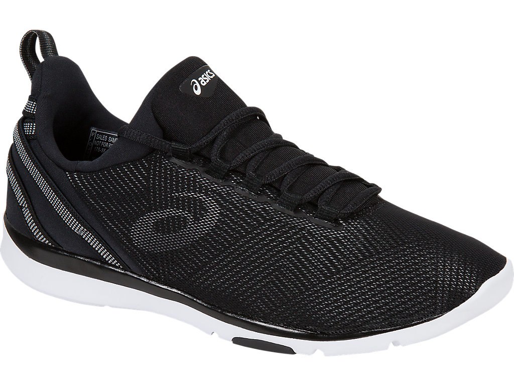 Asics Gel-Fit Sana Training Shoes For Women Black/White/Silver 607UFIPL