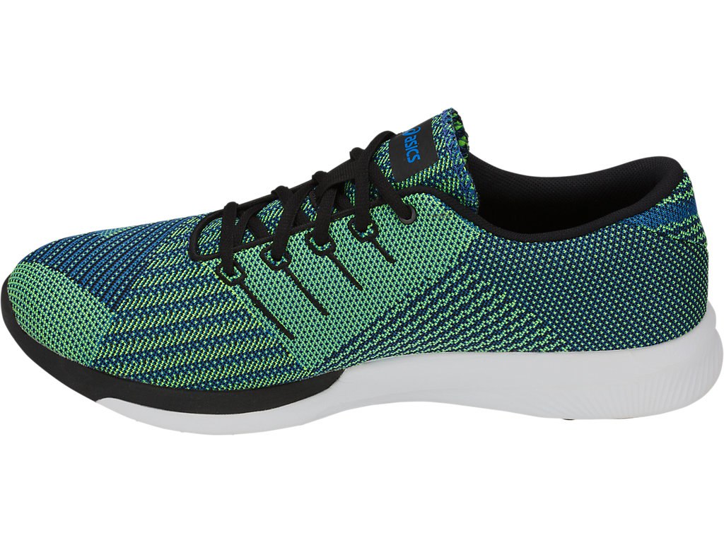 Asics Fuzex Running Shoes For Men Blue/Black/Yellow 608KTFER