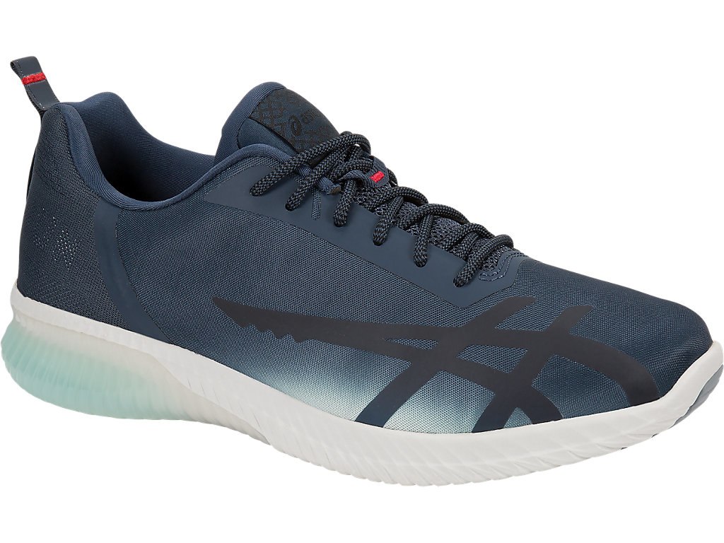 Asics Gel-Kenun Shoes For Men Dark Grey/Navy 608QVVNT
