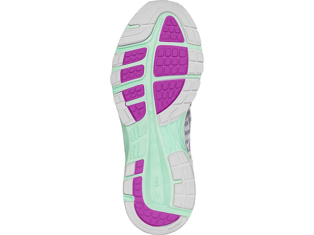 Asics Dynaflyte Running Shoes For Women White/Pink/Silver 610DBOBD