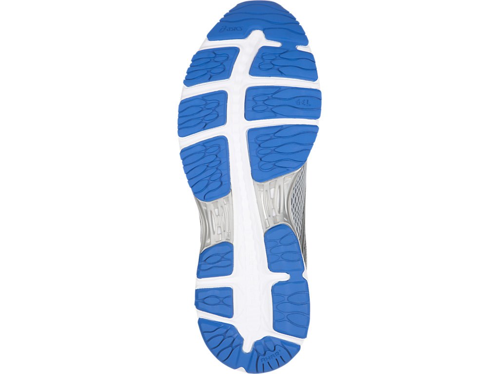 Asics Gel-Cumulus 19 Running Shoes For Men Grey/Black/Blue 622IPUSB