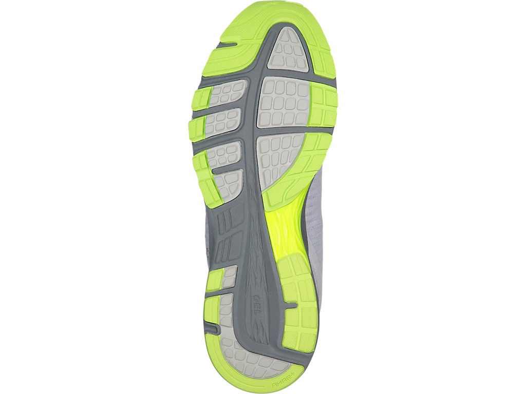 Asics Dynaflyte Running Shoes For Men White/Black/Grey 623ZOWNT