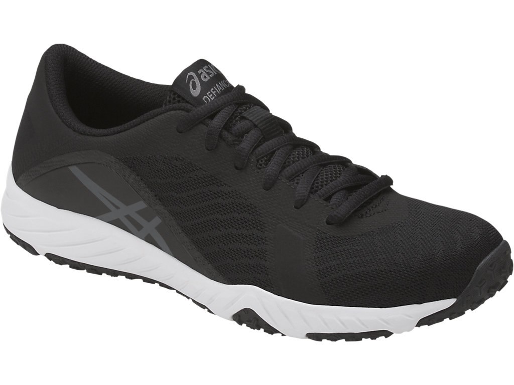 Asics Defiance X Training Shoes For Women Black/Dark Grey/White 624ZGBOV